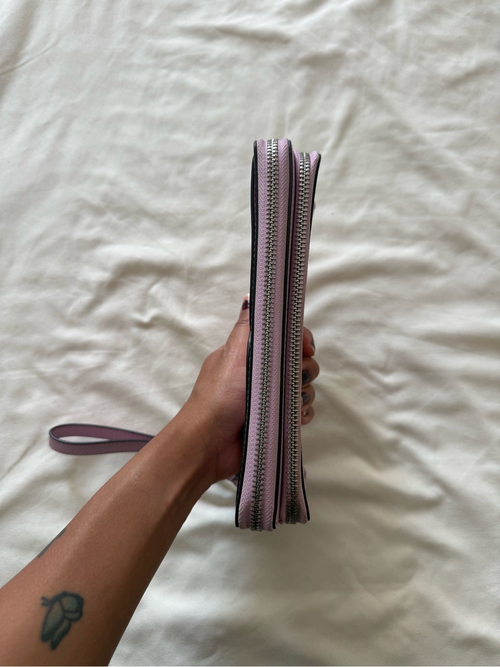 KATE SPADE | Payton Large Carryall Lavender Wristlet Wallet | - Picture 3 of 10